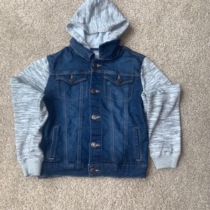 Denim Hoodie Jacket